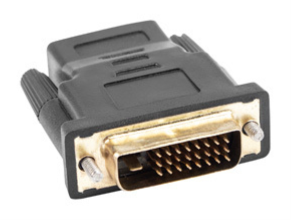 Lanberg AD-0010-BK cambiador de género para cable HDMI DVI-D Negro