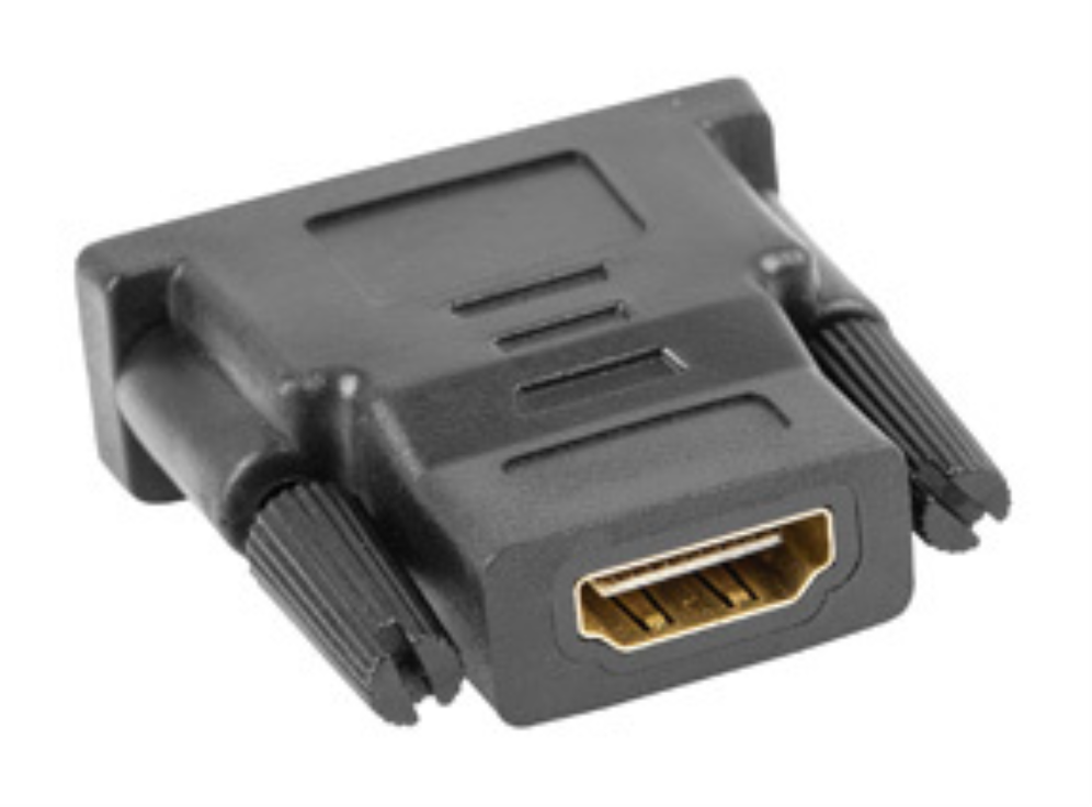Lanberg AD-0010-BK cambiador de género para cable HDMI DVI-D Negro