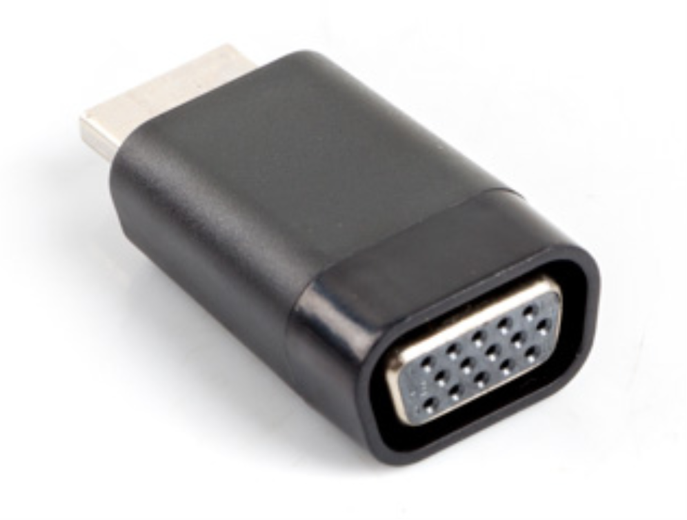 Lanberg AD-0016-BK cambiador de género para cable VGA HDMI Negro