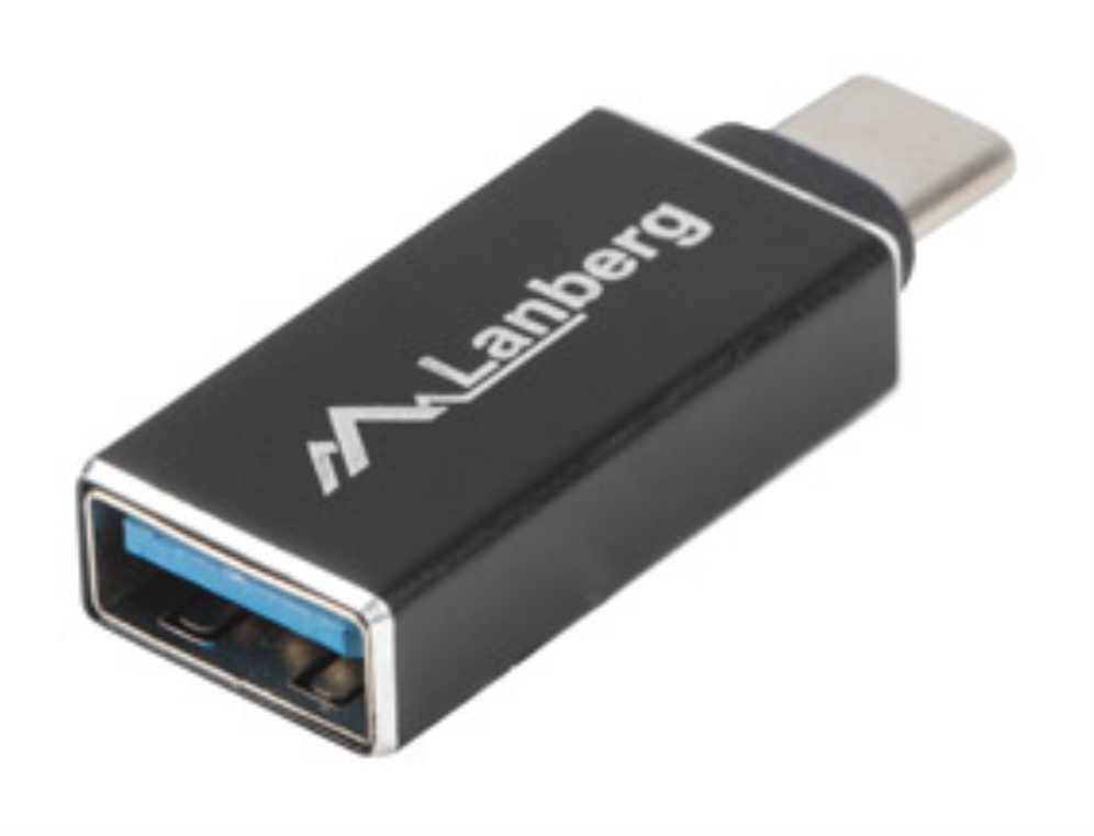 Lanberg AD-UC-UA-02 cambiador de género para cable USB 3.0 Type C USB 3.0 Type A Negro
