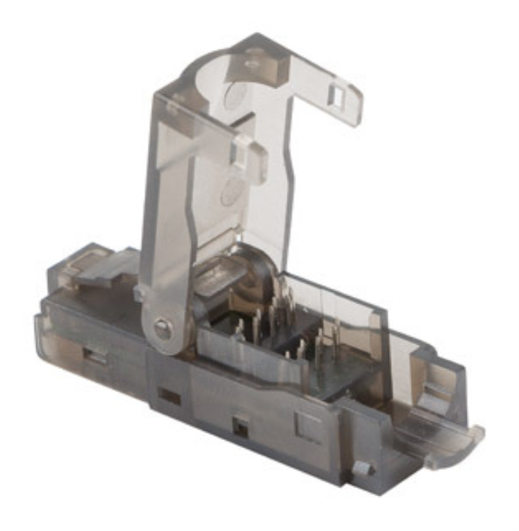 Lanberg PLUA-6000TL conector RJ-45 Transparente