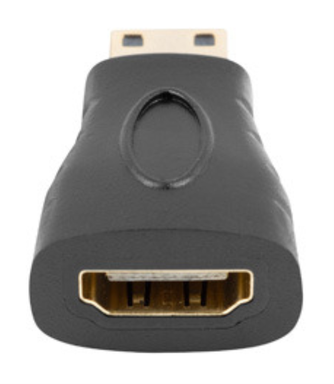 Lanberg AD-0037-BK cambiador de género para cable HDMI HDMI Mini-C Negro