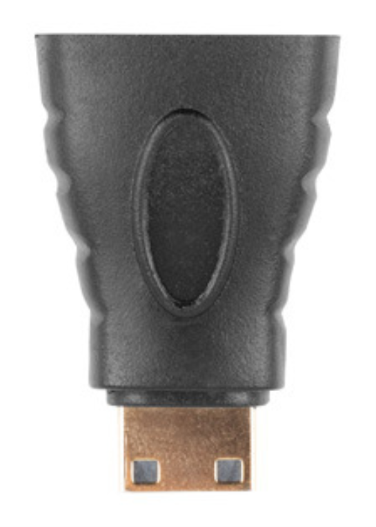 Lanberg AD-0037-BK cambiador de género para cable HDMI HDMI Mini-C Negro