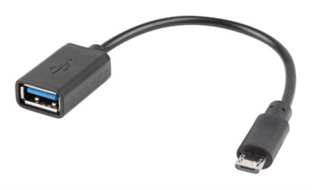 Lanberg AD-OTG-UM-01 cable USB USB 2.0 0,15 m Micro-USB A USB A 0,48 Gbit/s Negro