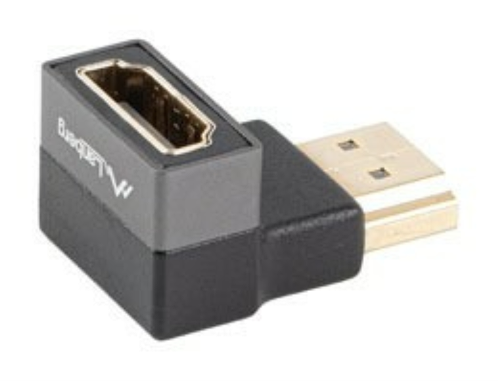 Lanberg AD-HDMI-07 adaptador de cable de vídeo HDMI tipo A (Estándar) Negro, Plata