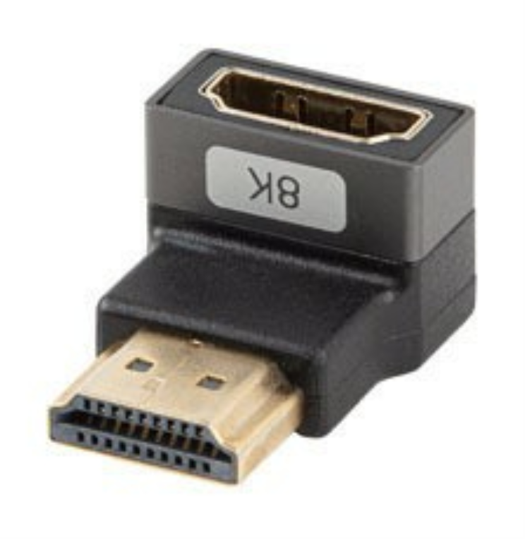 Lanberg AD-HDMI-07 adaptador de cable de vídeo HDMI tipo A (Estándar) Negro, Plata