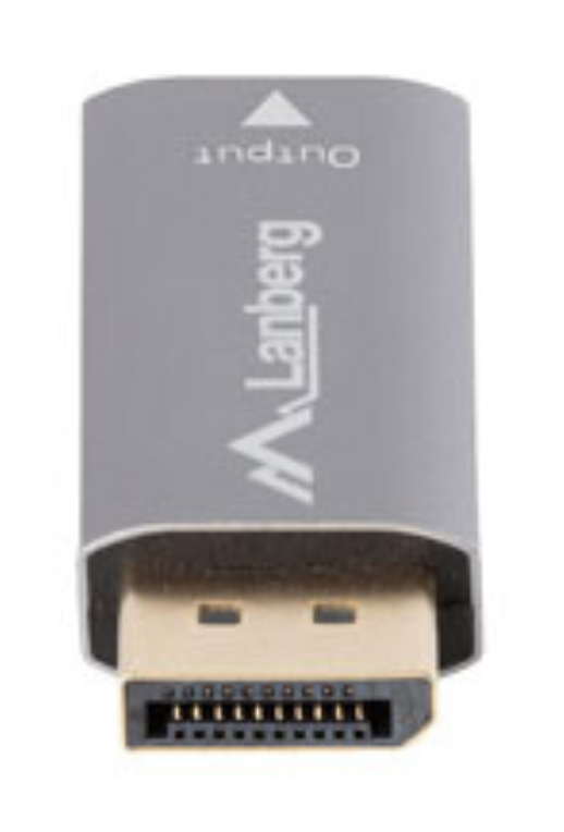 Lanberg AD-DP-HD-01 adaptador de cable de vídeo 0 m HDMI tipo A (Estándar) DisplayPort Plata