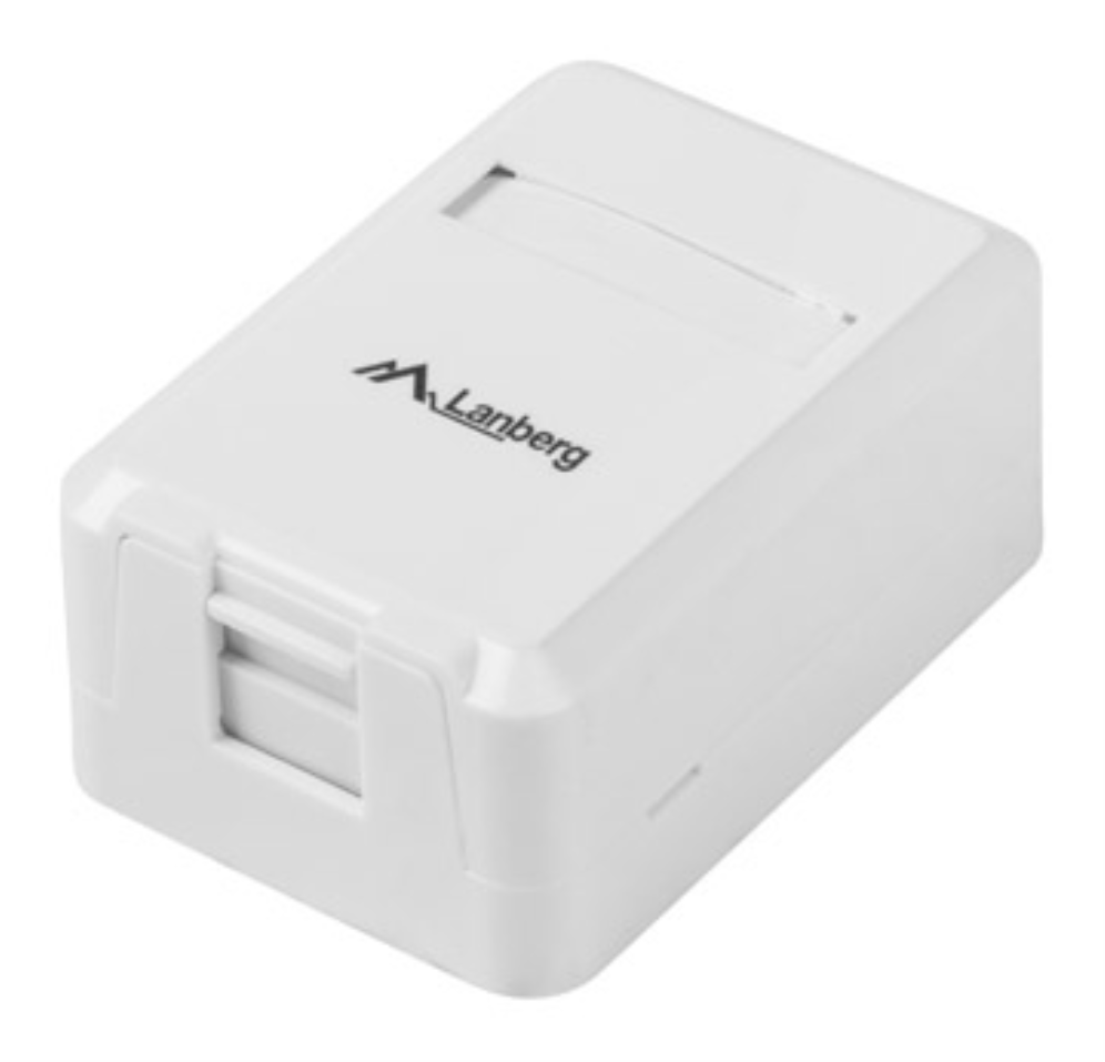 Lanberg OK1-0001-W caja de conexiones de red Cat6 Blanco