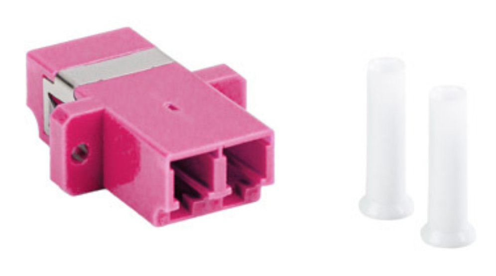 Lanberg FA-LCUP-MD41-0001-VT adaptador de fibra óptica LC 1 pieza(s) Púrpura, Blanco