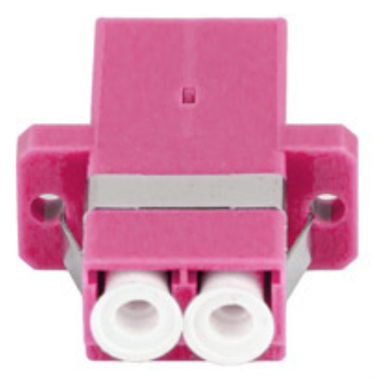 Lanberg FA-LCUP-MD41-0001-VT adaptador de fibra óptica LC 1 pieza(s) Púrpura, Blanco