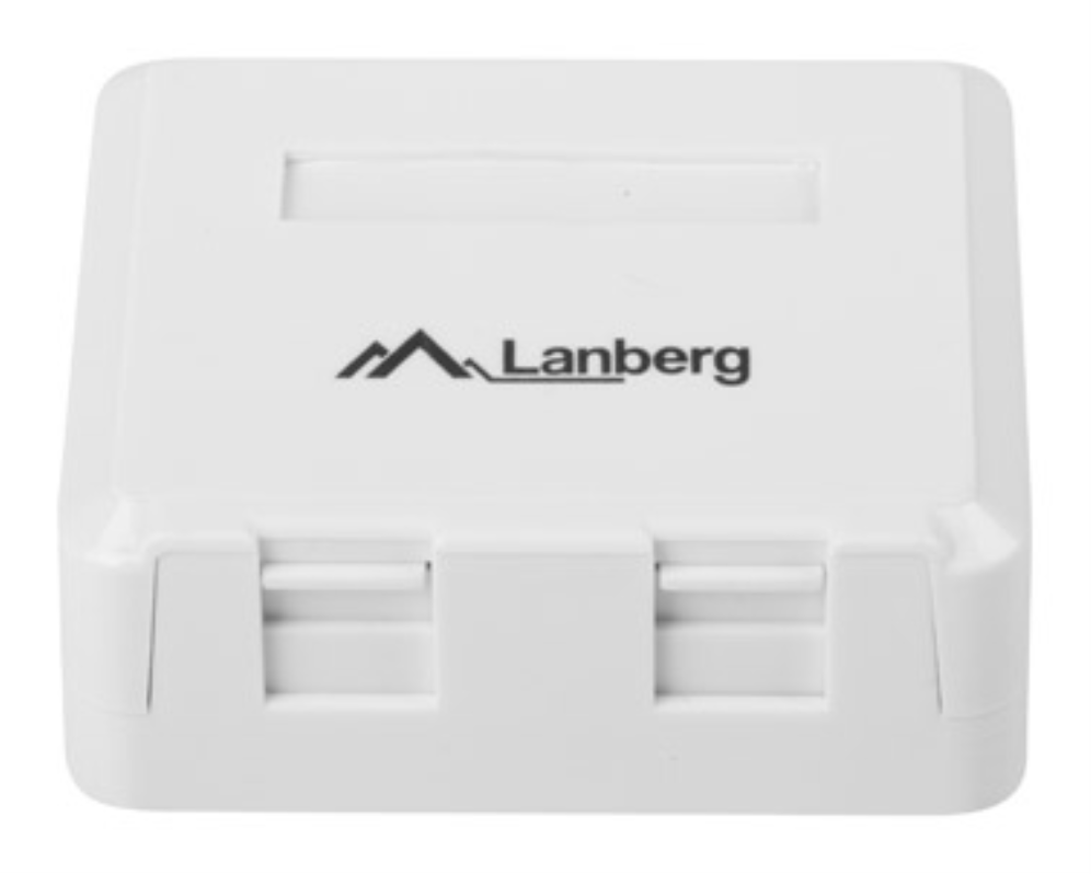 Lanberg OK1-0002-W caja de conexiones de red Cat6 Blanco