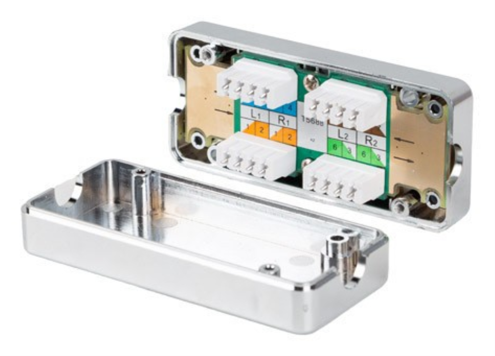 Lanberg PLC-6SL1-S caja de conexiones de red Cat6 Plata