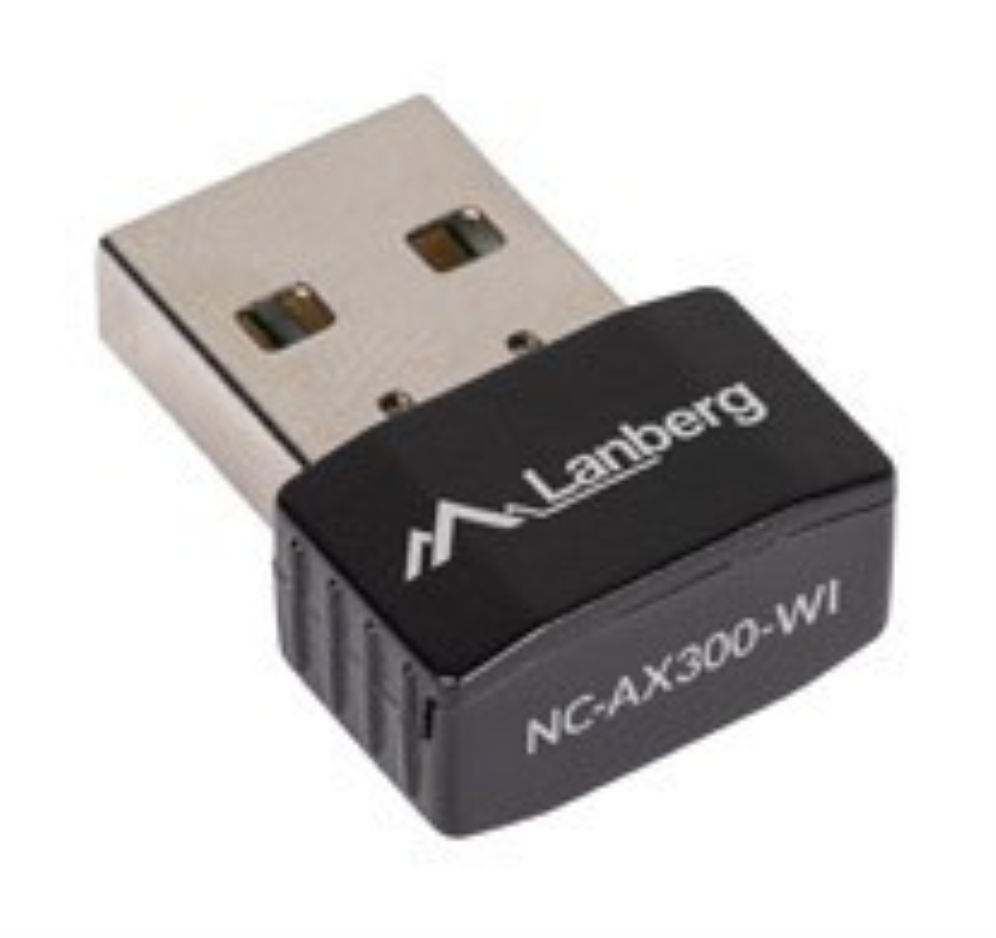 Lanberg NC-AX300-WI adaptador y tarjeta de red WLAN 300 Mbit/s