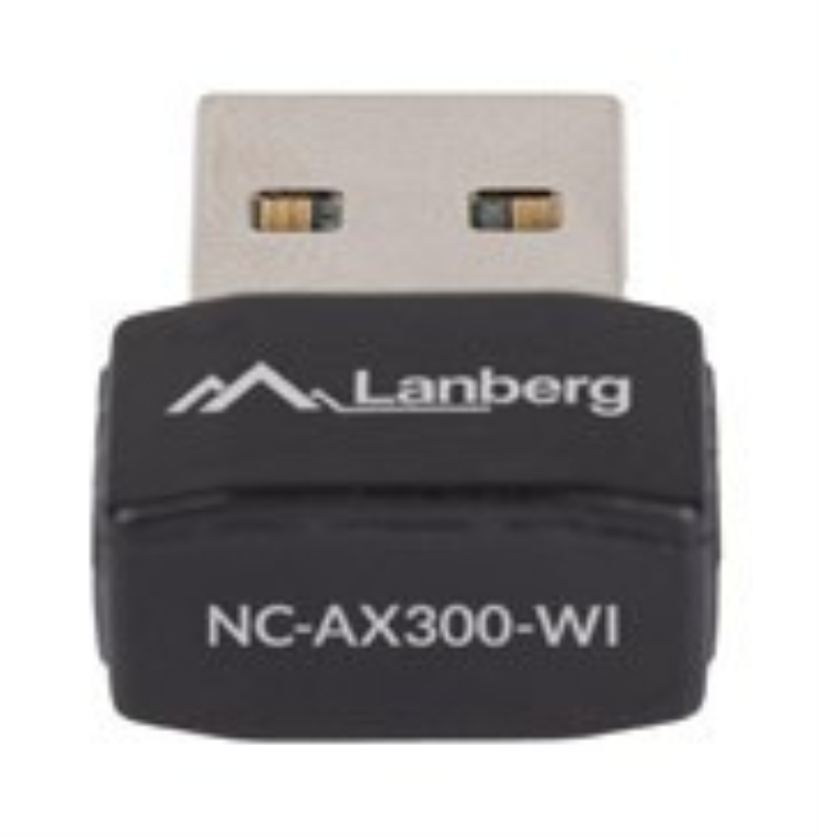 Lanberg NC-AX300-WI adaptador y tarjeta de red WLAN 300 Mbit/s