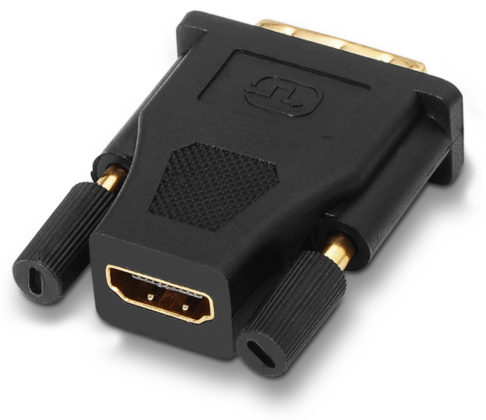 AISENS A118-0091 cambiador de género para cable DVI 24+1 HDMI A Negro