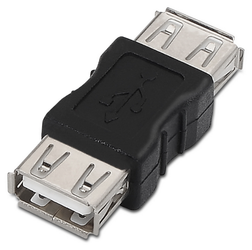 AISENS A103-0037 cambiador de género para cable USB A Negro