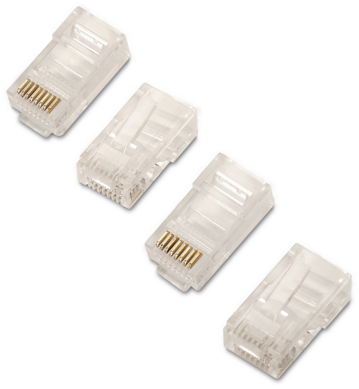 AISENS A138-0290 conector RJ-45 Transparente