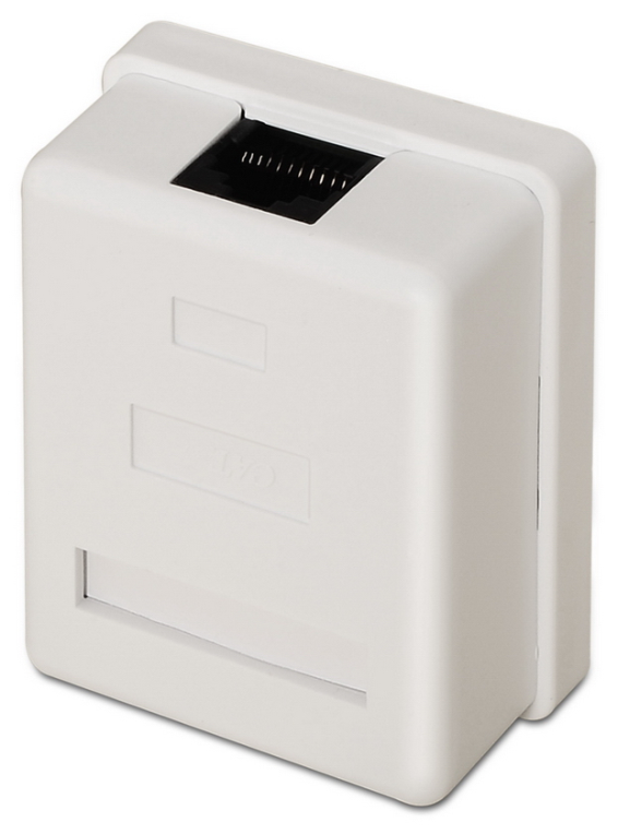 AISENS A139-0301 caja de conexiones de red Cat6 Blanco