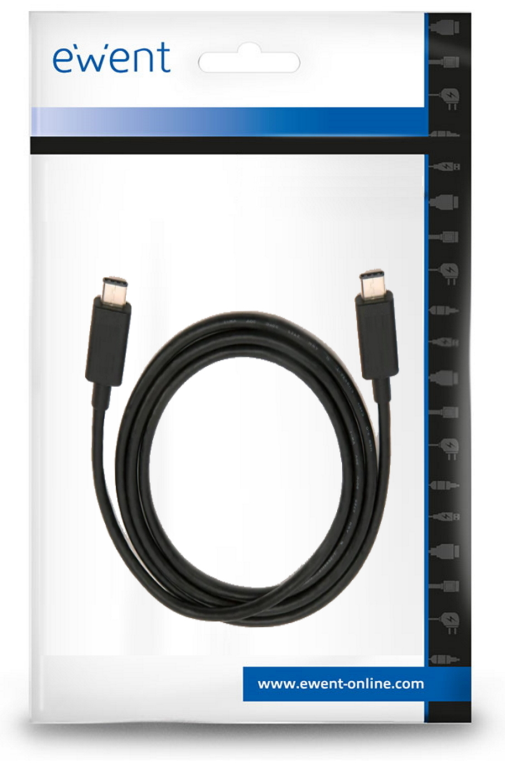 Ewent EC1046 cable USB USB 3.2 Gen 2 (3.1 Gen 2) 1 m USB C Negro