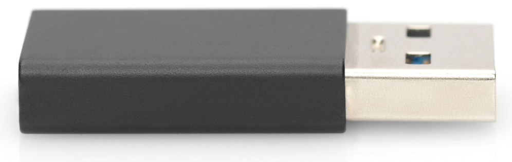 Ewent EW9650 cambiador de género para cable USB Type-A USB Type-C Negro