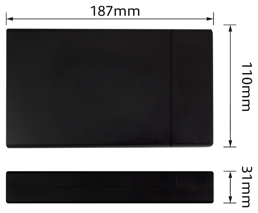 Ewent EW7056 caja para disco duro externo Caja de disco duro (HDD) Negro 3.5"