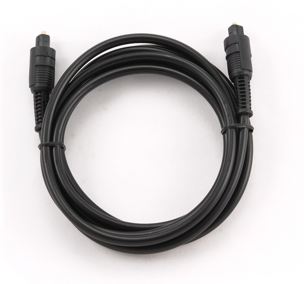 Gembird Toslink, 2m cable de audio Negro
