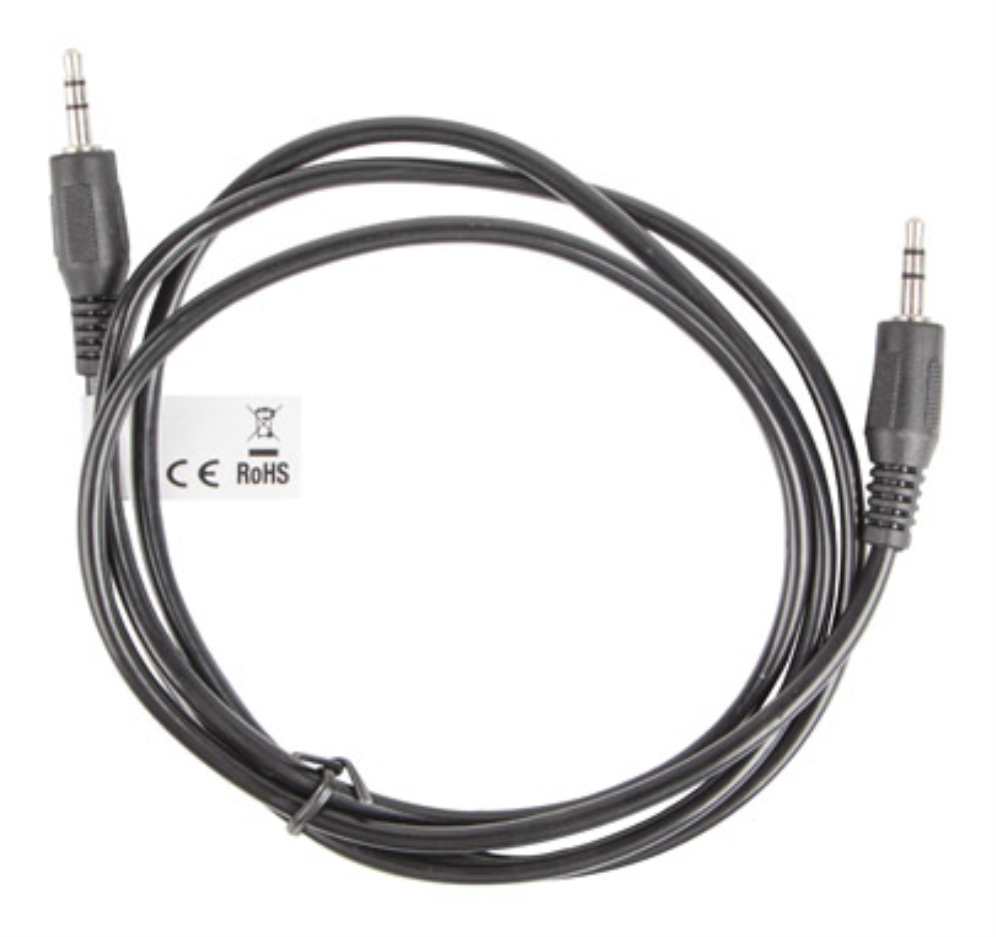 Lanberg CA-MJMJ-10CC-0012-BK cable de audio 1,2 m 3,5mm Negro