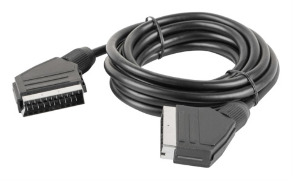 Lanberg CA-EUEU-10CC-0018-BK cable EUROCONECTOR 1,8 m SCART (21-pin) Negro