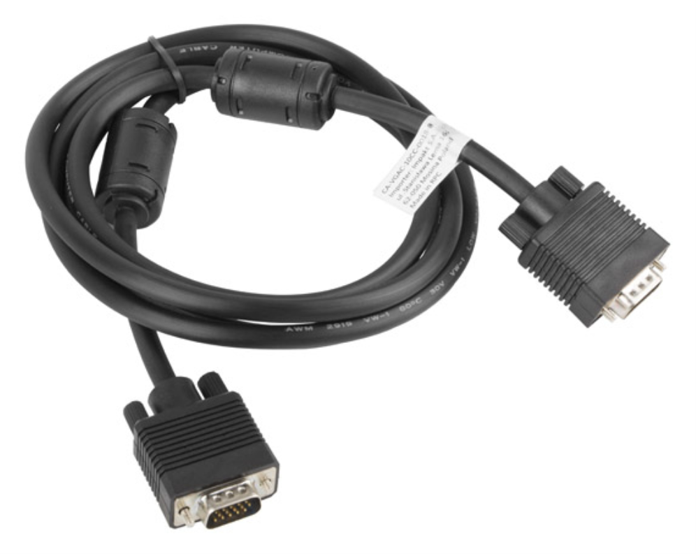 Lanberg CA-VGAC-10CC-0018-B cable VGA 1,8 m VGA (D-Sub) Negro