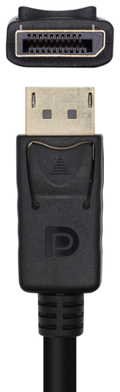 AISENS Cable DisplayPort V1.2 4K@60Hz, DP/M-DP/M, Negro, 1.0m