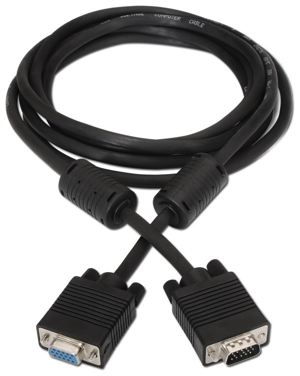 AISENS A113-0079 cable VGA 3 m VGA (D-Sub) Negro