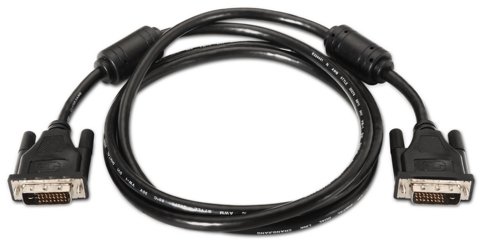 AISENS A117-0089 cable DVI 1,8 m DVI-D Negro