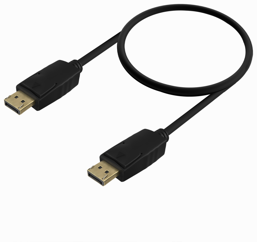 AISENS Cable DISPLAYPORT V1.2 CCS 4K@60Hz, DP/M-DP/M, Negro, 0.5m