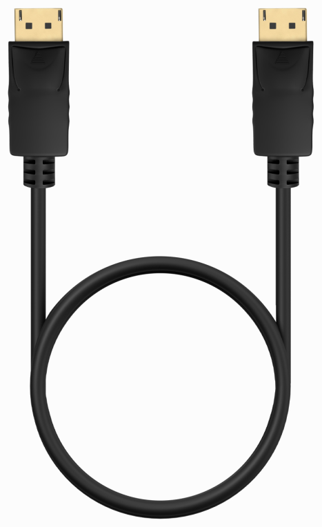 AISENS Cable DISPLAYPORT V1.2 CCS 4K@60Hz, DP/M-DP/M, Negro, 0.5m