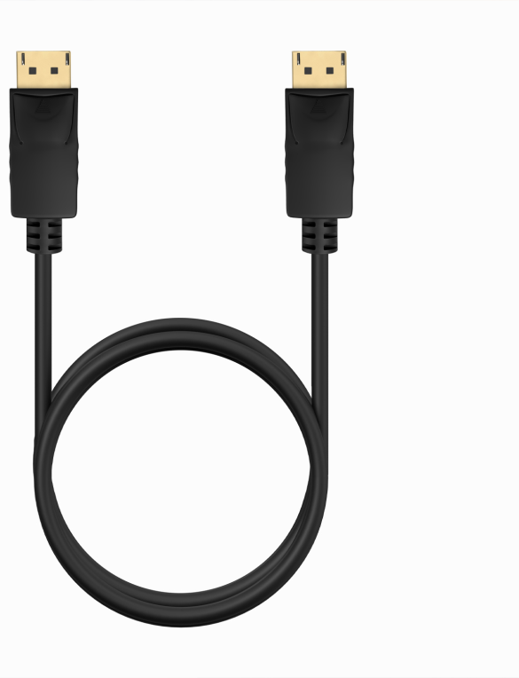 AISENS Cable DISPLAYPORT V1.2 CCS 4K@60Hz, DP/M-DP/M, Negro, 1.0m
