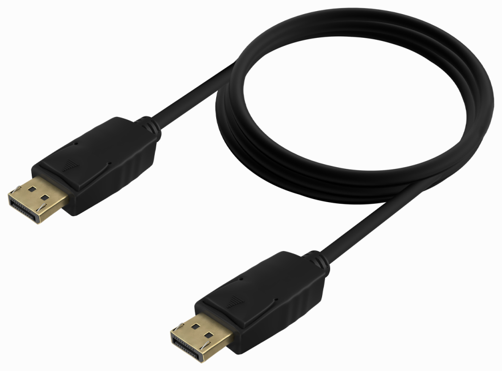 AISENS Cable DISPLAYPORT V1.2 CCS 4K@60Hz, DP/M-DP/M, Negro, 1.5m