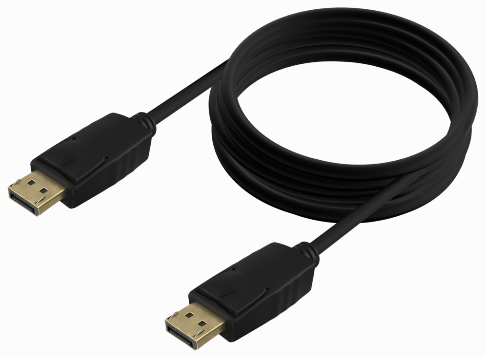 AISENS Cable DISPLAYPORT V1.2 CCS 4K@60Hz, DP/M-DP/M, Negro, 3.0m