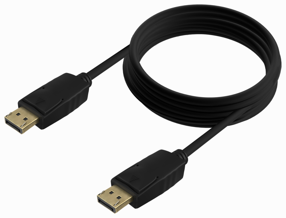 AISENS Cable DISPLAYPORT V1.2 CCS 4K@60Hz, DP/M-DP/M, Negro, 5.0m