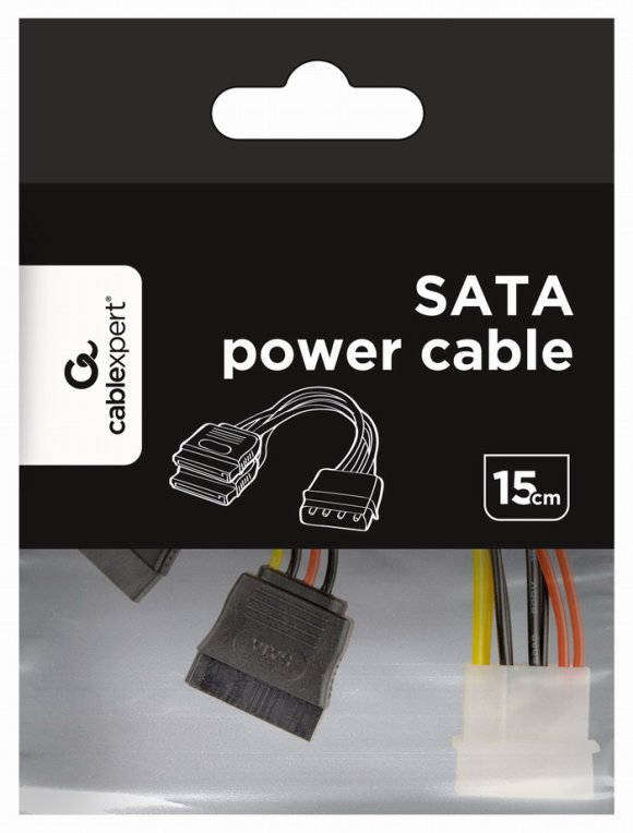 Gembird CC-SATA-PSY cable de SATA 0,15 m