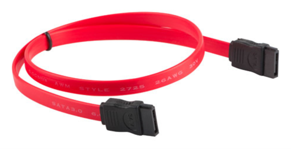 Lanberg CA-SASA-10CU-0050-R cable de SATA 0,5 m SATA 7-pin Rojo