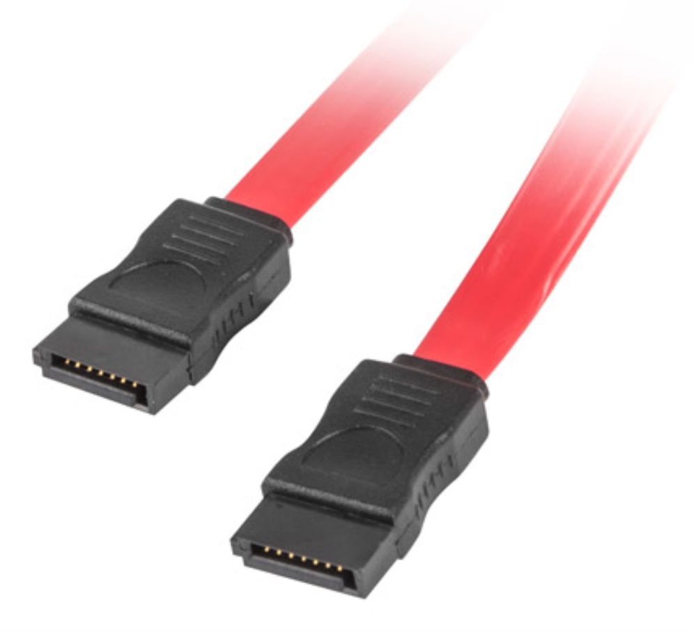 Lanberg CA-SASA-10CU-0050-R cable de SATA 0,5 m SATA 7-pin Rojo