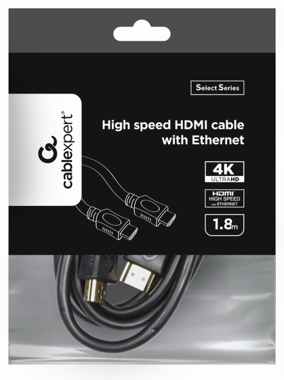 Gembird CC-HDMI4L-6 cable HDMI 1,8 m HDMI tipo A (Estándar) Negro