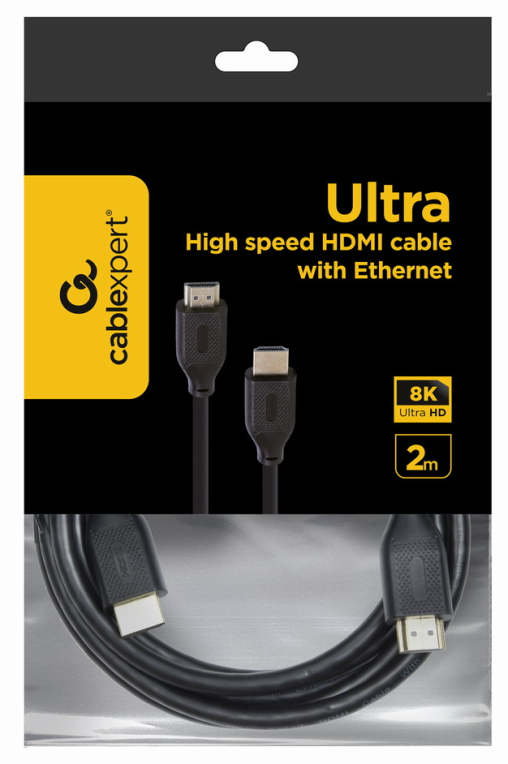 Gembird CC-HDMI8K-2M cable HDMI HDMI tipo A (Estándar) Negro