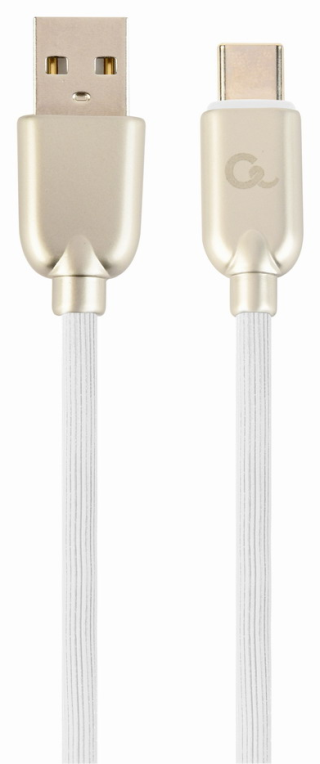 Cablexpert CC-USB2R-AMCM-2M-W cable USB USB 2.0 USB A USB C Blanco