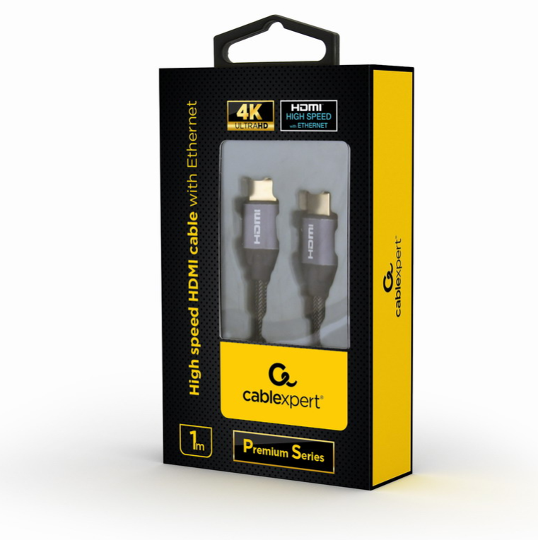 Gembird CCBP-HDMI-1M cable HDMI HDMI tipo A (Estándar) Gris