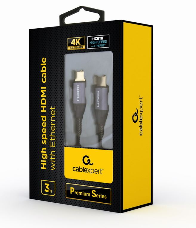 Gembird CCBP-HDMI-3M cable HDMI HDMI tipo A (Estándar) Gris