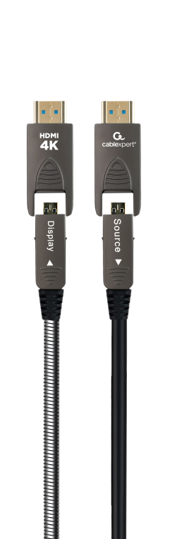 Gembird CCAP-HDMIDD-AOC-10M cable HDMI HDMI Type-A/HDMI Type-D Negro
