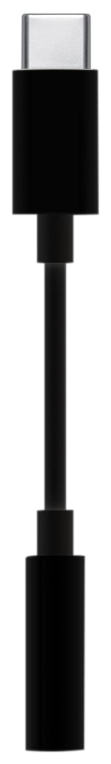 AISENS Conversor USB-C a audio estilo Apple, USB-C/M-Jack 3.5/H, Negro, 15 cm