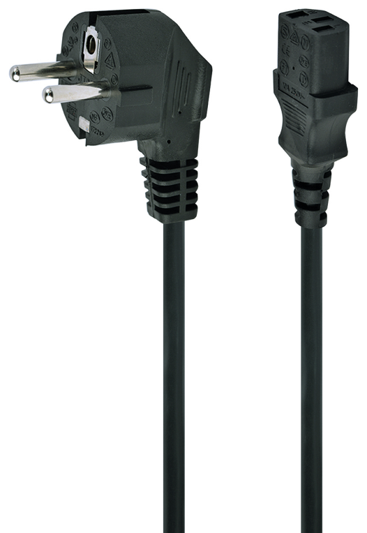 Gembird PC-186-VDE-3M power cord with VDE approval 3 meter Negro