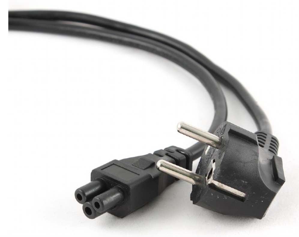Gembird PC-186-ML12-0.5M cable de transmisión Negro 0,5 m CEE 7/7 C5 acoplador